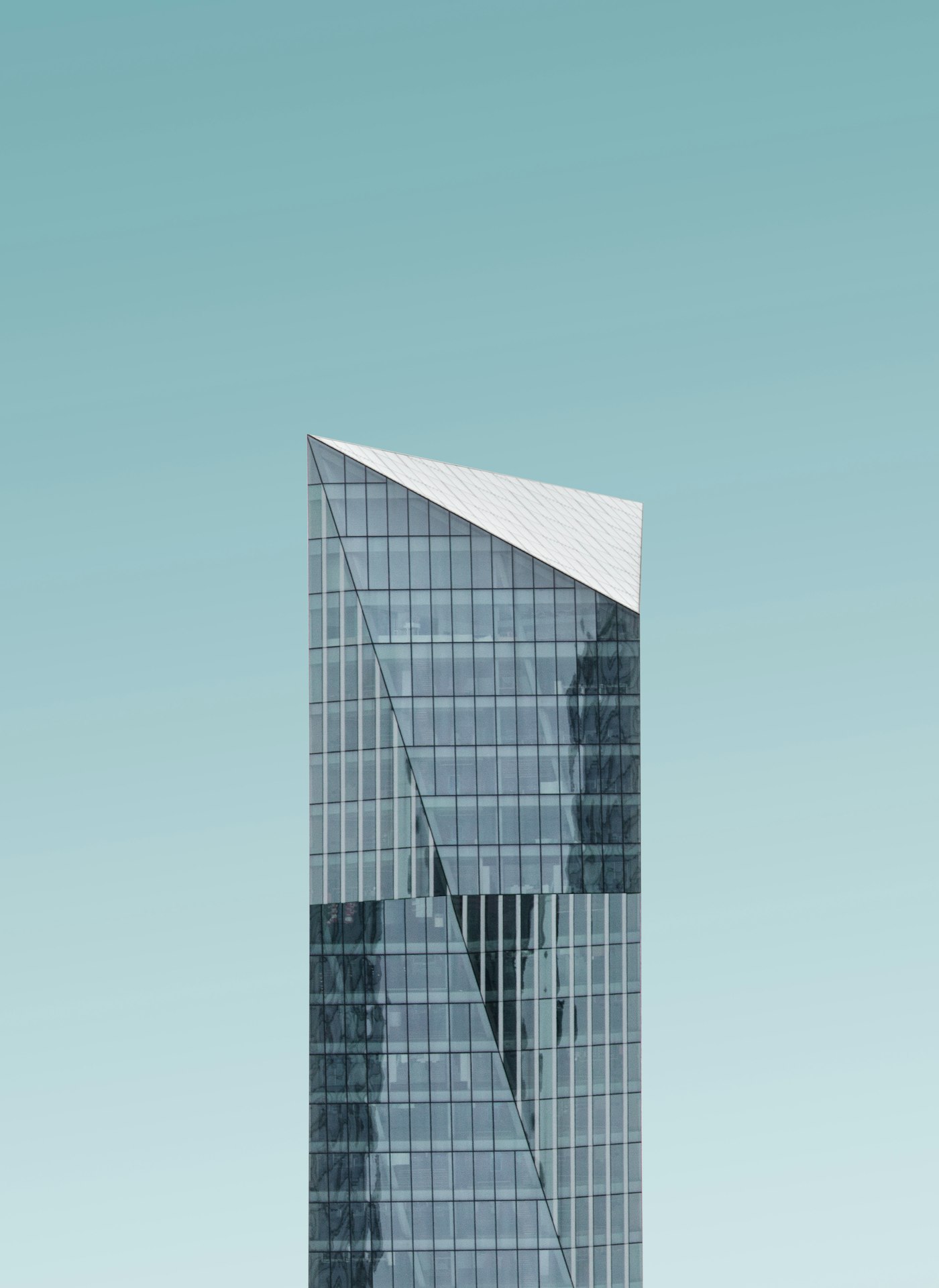 Modern glass tower